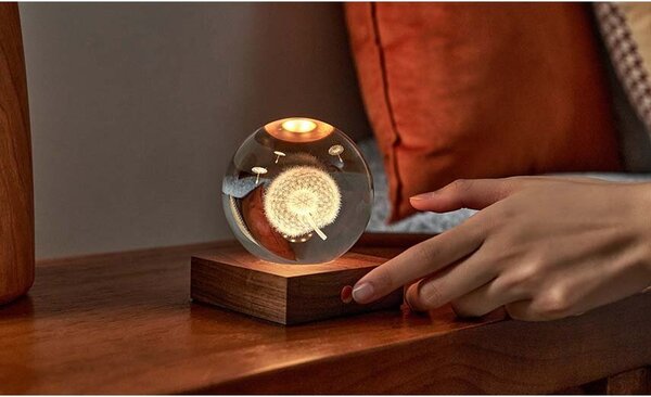 Gingko Design Led svetilka Gingko Design Amber Crystal Light