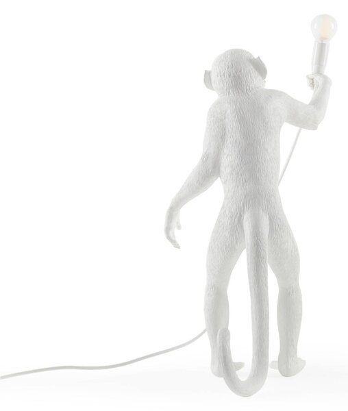 SELETTI Monkey Lamp LED dekorativna svetilka, bela, pokončna