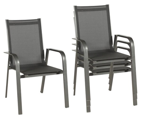 Acamp Stol Urban, 4 Delni Set, Siva