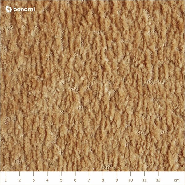 Gorčično rumena oblazinjena zakonska postelja s prostorom za shranjevanje z letvenim dnom 160x200 cm Thessa Bold Line – Bonami Selection