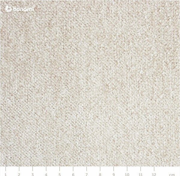 Bež oblazinjena postelja s prostorom za shranjevanje z vzmetnico 90x200 cm Avela – Bonami Selection