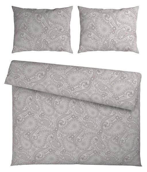 Mömax Posteljnina Paisley Xxl, Sivovijolična, 2x60/80,200/200