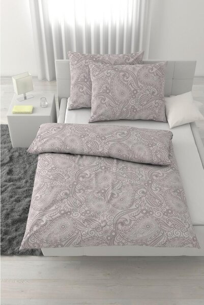Mömax Posteljnina Paisley Xxl, Sivovijolična, 2x60/80,200/200