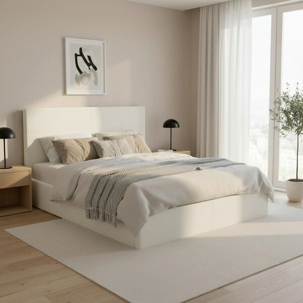 Bessagi Home Oblazinjena Postelja Yara, 180x200, Bela