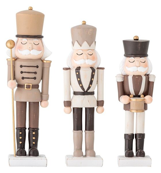 Božične figurice v kompletu 3 ks iz poliresina (višina 27 cm) Darryl – Bloomingville