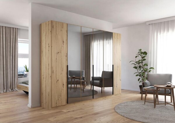 Modern Living Omara S Klasičnimi Vrati Skyla, Barva Hrasta