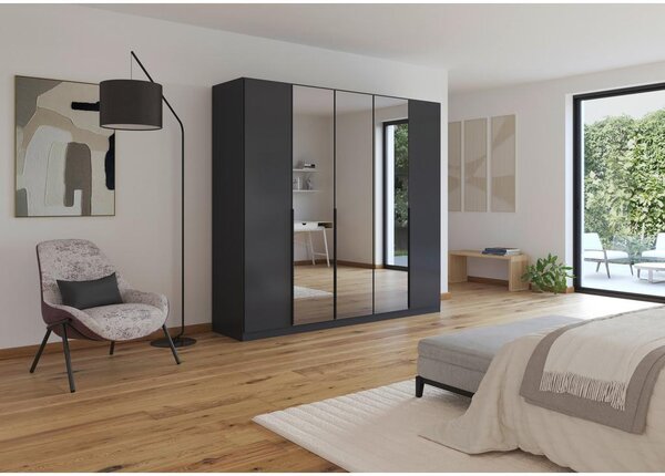 Modern Living Omara S Klasičnimi Vrati Skyla, Siva
