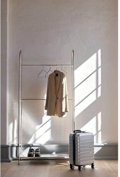 Kovinsko stojalo za oblačila v mat srebrni barvi 92x186x39 cm Arch – Mette Ditmer Denmark