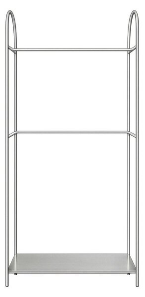 Kovinsko stojalo za oblačila v mat srebrni barvi 92x186x39 cm Arch – Mette Ditmer Denmark