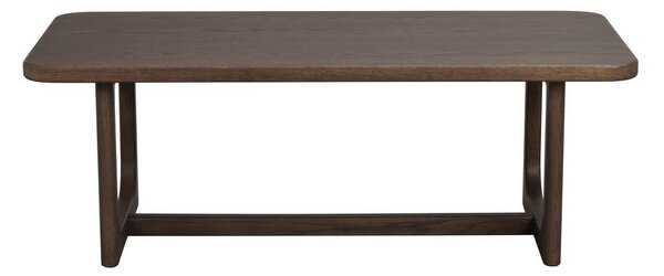 Klubska mizica z mizno ploščo v hrastovem dekorju v temni naravni barvi 50x103 cm Driscoll – Rowico