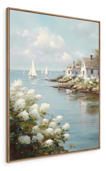 Tiskana slika z okvirjem 60x80 cm Quiet Bay – Styler