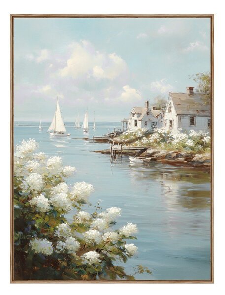 Tiskana slika z okvirjem 60x80 cm Quiet Bay – Styler
