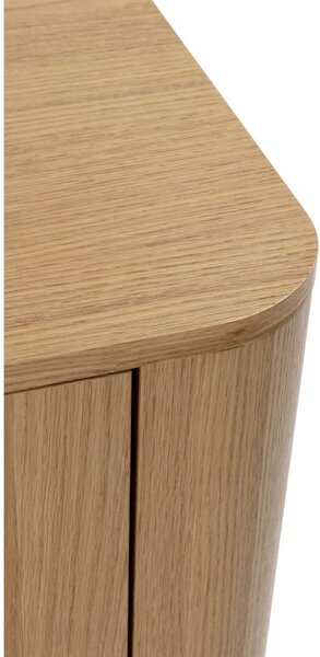Komoda v hrastovem dekorju v naravni barvi 180x75x40 cm Padoc – MOME