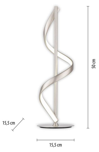 Paul Neuhaus Q-Swing LED namizna svetilka, jeklo