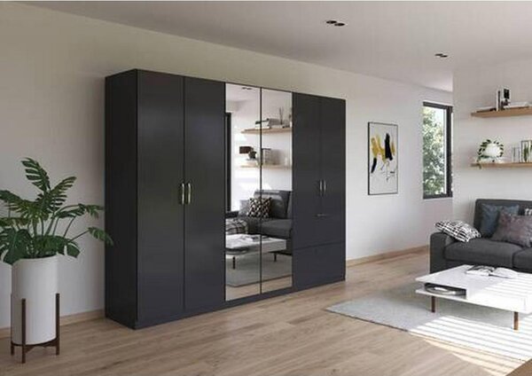 Modern Living Omara S Klasičnimi Vrati Padua, Siva