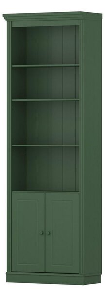 KNJIŽNA OMARA 222/223/37 cm zelena