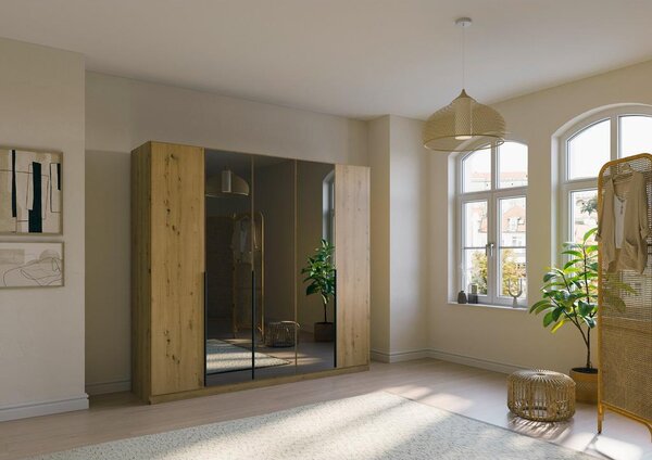 Modern Living Omara S Klasičnimi Vrati Skyla, Barva Hrasta