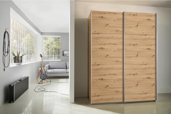 Modern Living Omara Z Drsnimi Vrati Subito, Barva Hrasta