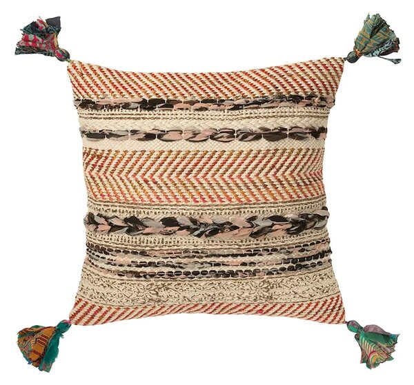 J-Line blazina dekoracijska iz bombaža 45 x 45 x 15 cm