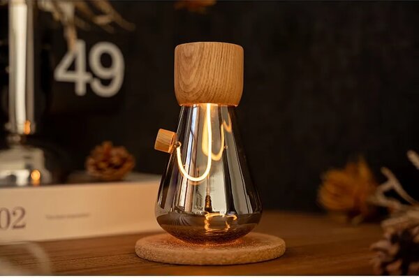 Gingko Design svetilka LED iz stekla 6,8 x 6,8 x 12,7 cm