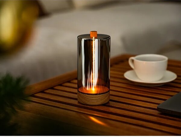 Gingko Design svetilka LED iz stekla 6,8 x 6,8 x 13,7 cm