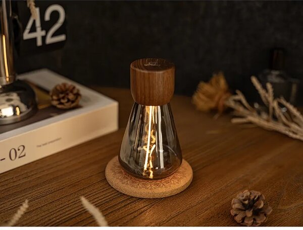 Gingko Design svetilka LED iz stekla 6,8 x 6,8 x 12,7 cm