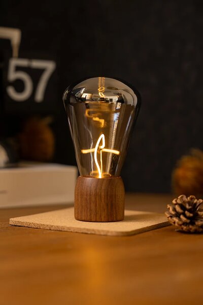 Gingko Design svetilka LED iz stekla 6,8 x 6,8 x 12,7 cm