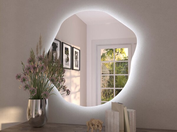 Organsko ogledalo LED z osvetlitvijo A35