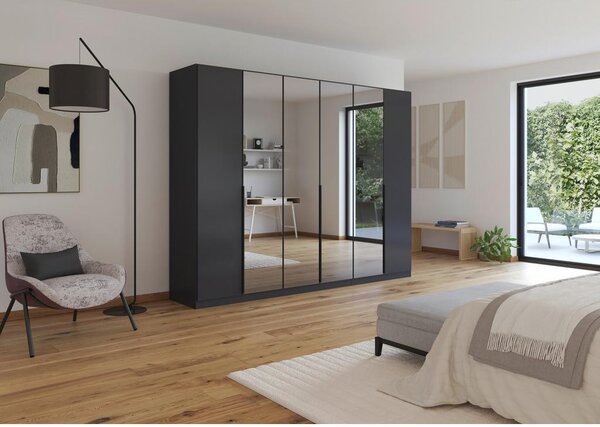 Modern Living Omara S Klasičnimi Vrati Skyla, Siva
