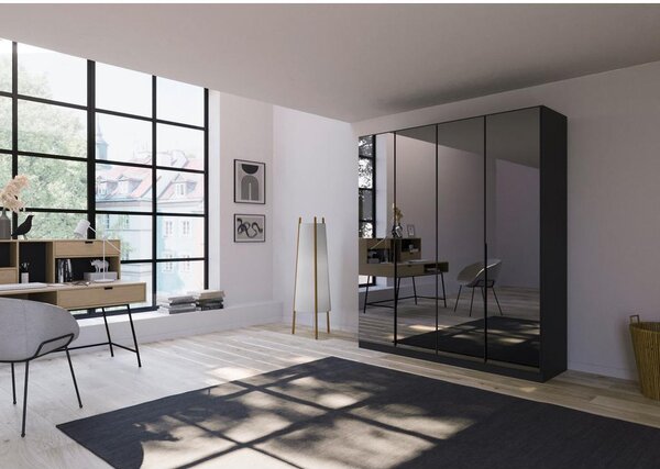 Modern Living Omara S Klasičnimi Vrati Skyla, Siva