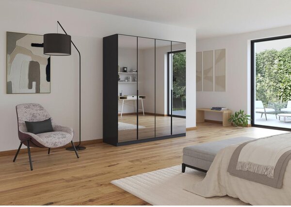 Modern Living Omara S Klasičnimi Vrati Skyla, Siva