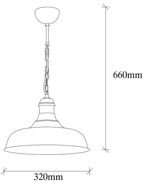 Berceste 225-S viseča svetilka Ø32cm zlata