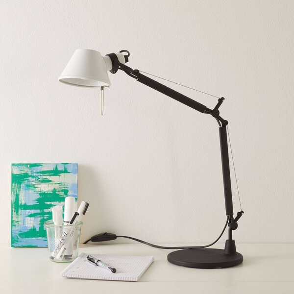 Artemide Tolomeo Micro Bicolour miza črna/bela