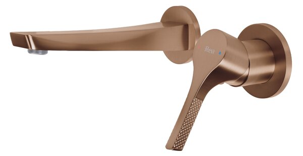Podometna armatura za umivalnik REA VISION Brush Copper + BOX