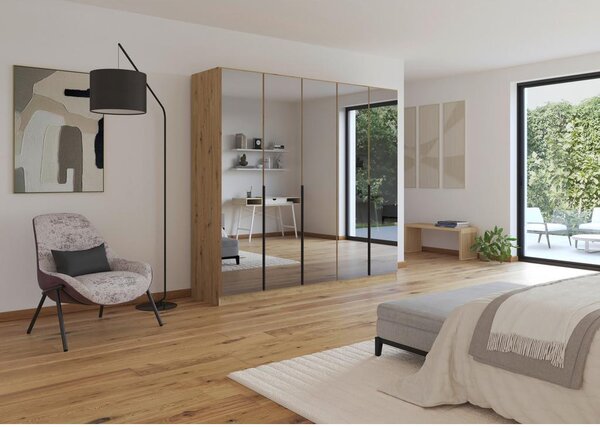 Modern Living Omara S Klasičnimi Vrati Skyla, Barva Hrasta
