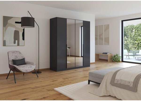 Modern Living Omara S Klasičnimi Vrati Skyla, Siva