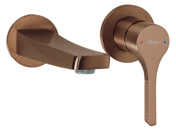 Podometna armatura za umivalnik REA VISION Brush Copper + BOX