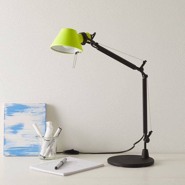 Artemide Tolomeo Micro Bicolour miza črna/rumena