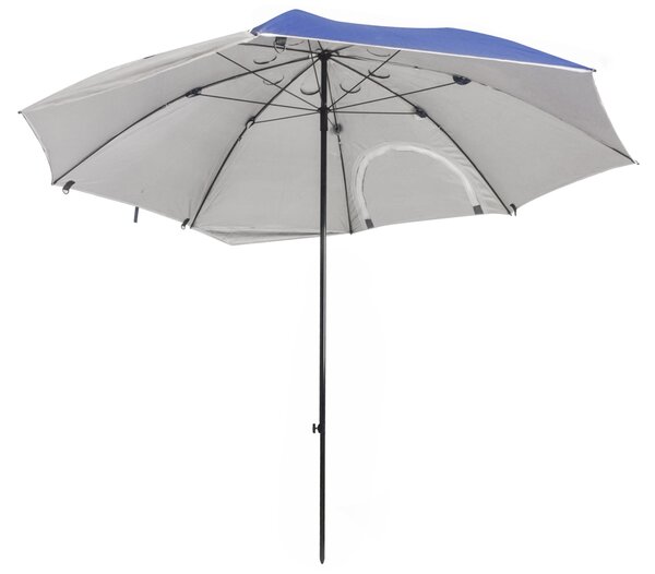 Dežnik za plažo 2v1 s stransko zaščito 213 cm