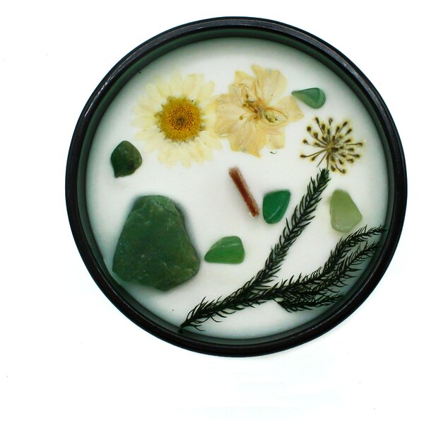 Hop Hare Kristalna čarobna sveča – Čarovnik - Soy Wax, Fragrance, Glass, Gemstones - Dan žena - Birma - Majhna pozornost - Izdelki pomladi