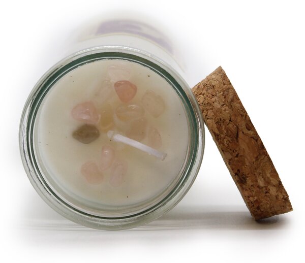 Energijska sveča – LJUBEZEN - Glass, Soywax - Valentinovo - Home warming