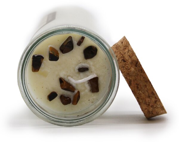 Energijska sveča – SAMOZAVEST - Glass, Soywax - Birma - Rojstni dan