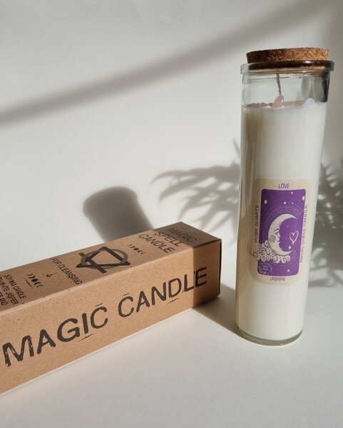 Energijska sveča – LJUBEZEN - Glass, Soywax - Valentinovo - Home warming