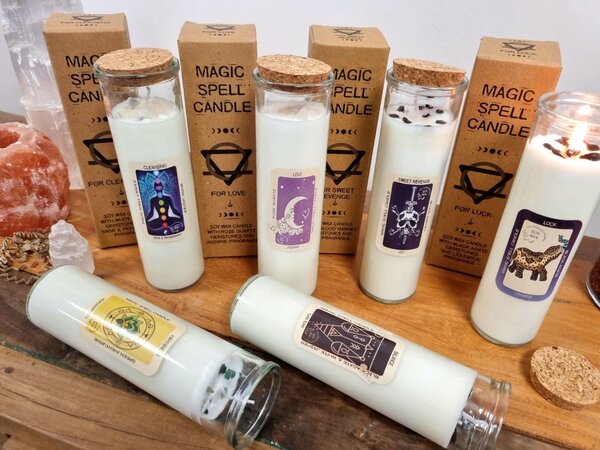 Energijska sveča – RAVNOVESJE - Glass, Soywax - Home warming - Birma