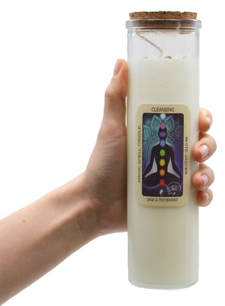 Energijska sveča – RAVNOVESJE - Glass, Soywax - Home warming - Birma