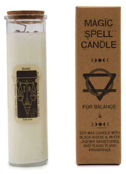 Energijska sveča – RAVNOVESJE - Glass, Soywax - Home warming - Birma