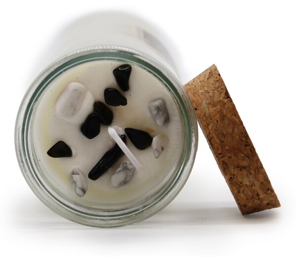 Energijska sveča – RAVNOVESJE - Glass, Soywax - Home warming - Birma