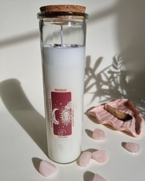 Energijska sveča – PRIJATELJSTVO - Glass, Soywax - Rojstni dan