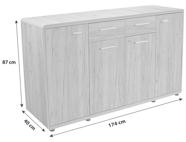 Mömax Komoda Fontana New