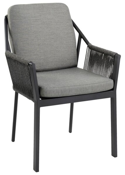 STOL aluminij antracit, siva